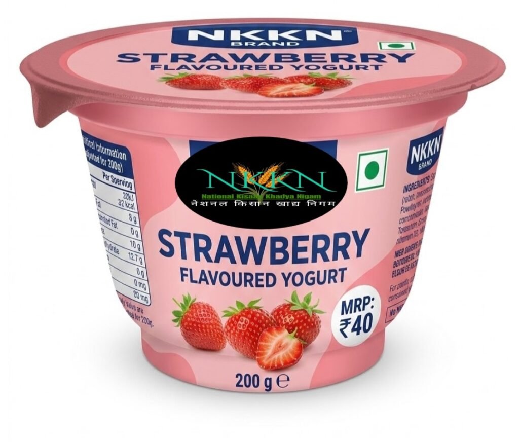NKKN Brand Strawberry Flavored Yogurt