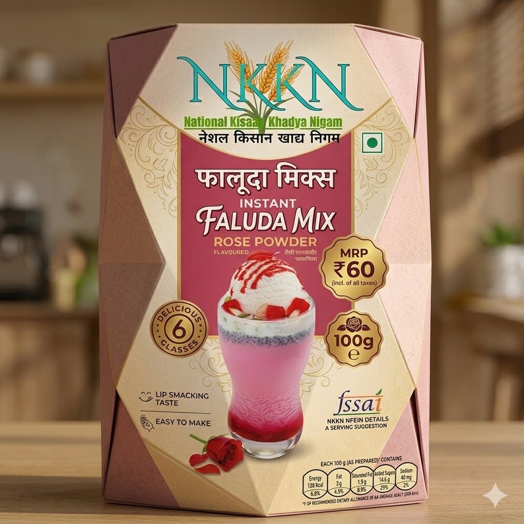 Read more about the article NKKN Brand Instant Faluda Mix Rose Powder