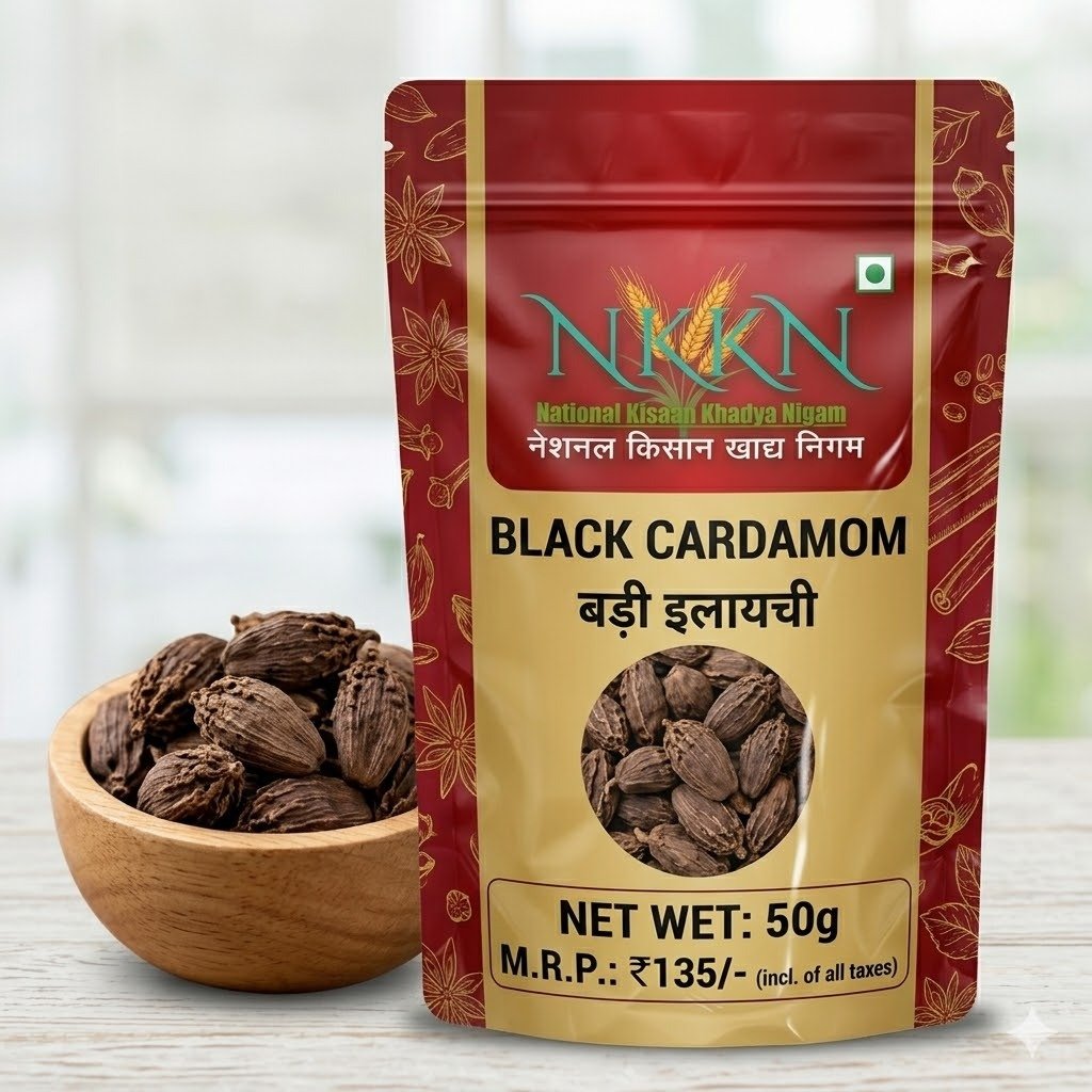Read more about the article NKKN Brand Black Cardamom – A Bold and Aromatic Spice for Every Kitchen